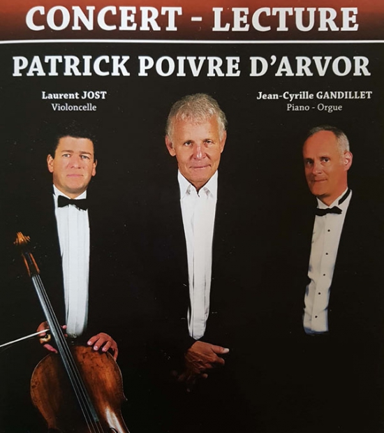 PATRICK POIVRE D'ARVOR TRIO - CONCERT - LECTURE