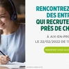 affiche e-Job Dating à Aix-en-Provence : décrochez un emploi !