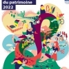 affiche H-TAG mini - maquettes du parcours d'art contemporain - Journées du Patrimoine 2022