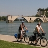 affiche La Barthelasse en vélo - office de tourisme  Avignon - Journées du Patrimoine 2022