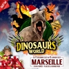 affiche Exposition de dinosaures • Dinosaurs World à Marseille • Noël 2022