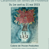 affiche Exposition Céramique « Le vase »