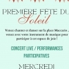 affiche Première Fête du Soleil à Nice - Fête de la Musique 2023